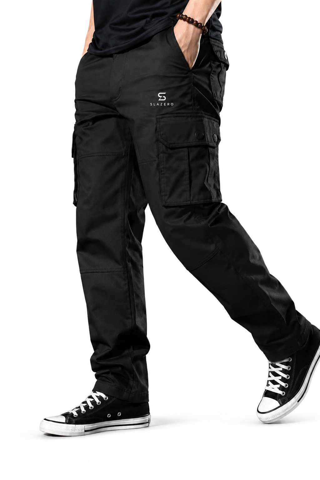 Slazero Tactical Cargo Pants Black