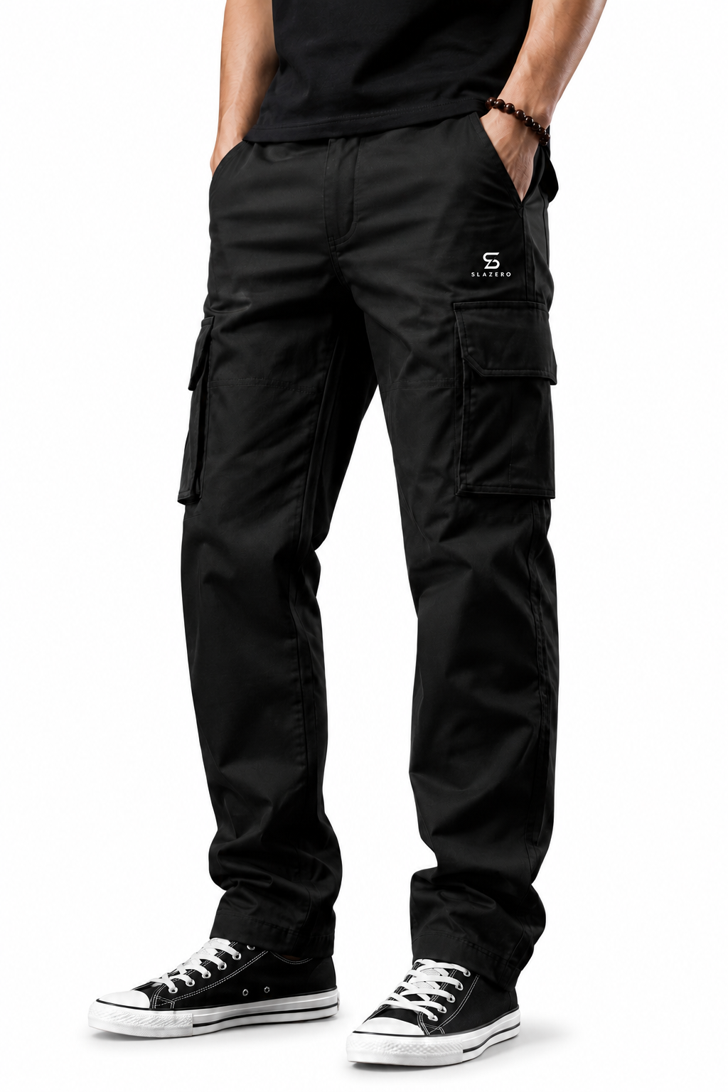 Slazero Tactical Cargo Pants Black